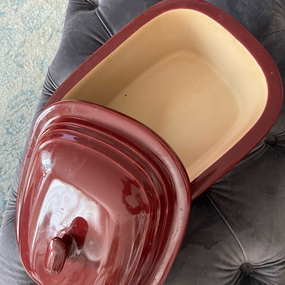 Pampered Chef Kitchen Pampered Chef Covered Baker Roaster Cranberry